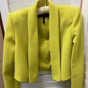 Crop Jacket, yellow lemon, XS, BCBGMaxAzria